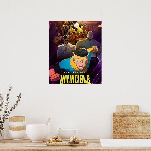 Onvinbare komiek poster (Keuken)