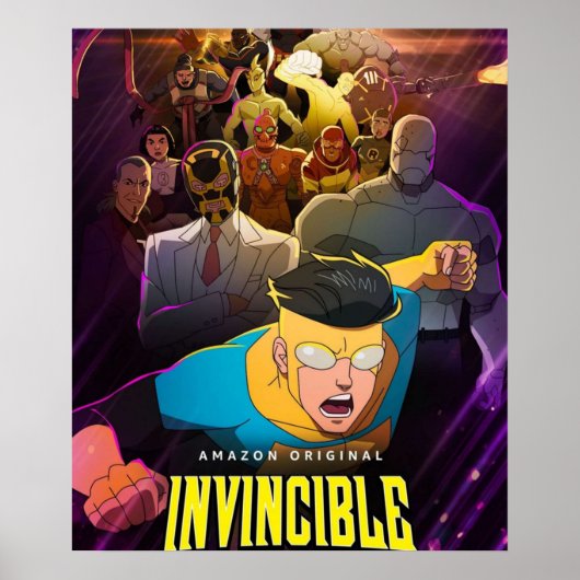 Onvinbare komiek poster (Voorkant)