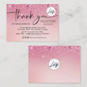 Onvoldoende bestelling Hartelijk dank Visitekaartj Visitekaartje (Voorkant / Achterkant)