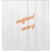 onvoldoende geheugen douchegordijn (Voorkant)