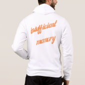 onvoldoende geheugen hoodie (Achterkant)