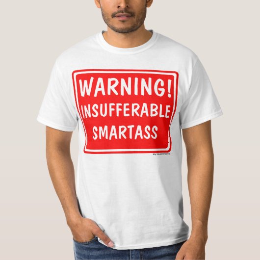 Onvoldoende Smartass T-shirt (Voorkant)