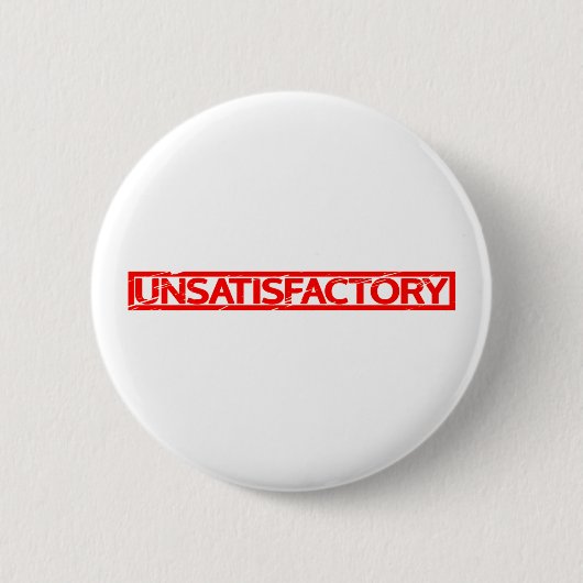 Onvoldoende stempel ronde button 5,7 cm (Voorkant)