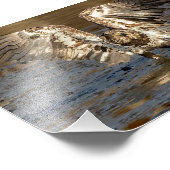 Onvolgroeide arend in de modder foto afdruk (Hoek)