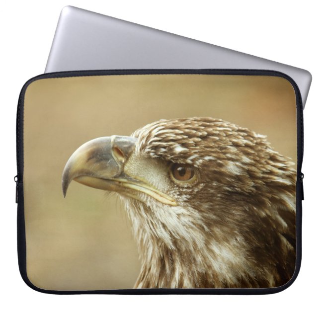 onvolgroeide Bald Eagle Laptop Sleeve (Voorkant)