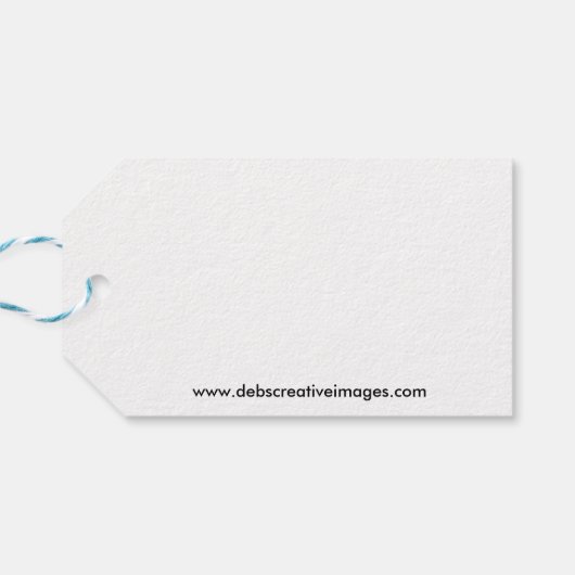 Onvolgroeide Rode Tailed Hawk Cadeaulabel (Achterkant Horizontaal)