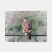 Onvolgroeide Rode Tailed Hawk Deurmat (Voorkant)