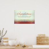 Onvolkomenheden Ze maken je uniek... Poster (Keuken)