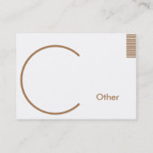 Onvolledig - Chubby Visitekaartje (Achterkant)