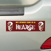Onvolledig Menselijke Bumpersticker 2 (Op auto)