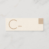 Onvolledig - Skinny Mini Visitekaartje (Achterkant)