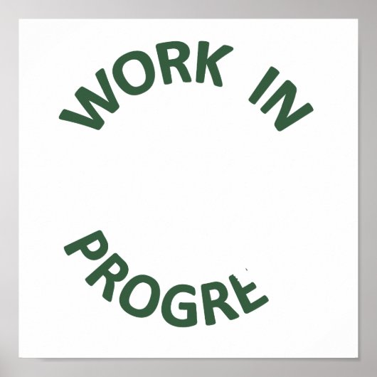 Onvolledig werk aan de gang poster (Voorkant)