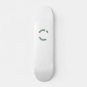 Onvolledig werk aan de gang skateboard