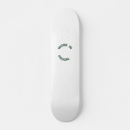 Onvolledig werk aan de gang skateboard (Voorkant)