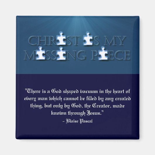 Onvolledig zonder God Magneet (Voorkant)