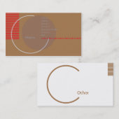Onvolledige cirkel - Bedrijven Visitekaartje (Voorkant / Achterkant)
