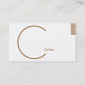 Onvolledige cirkel - Bedrijven Visitekaartje (Achterkant)