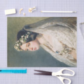 Onvolledige ontkoppeling van koningin 4 tissuepapier (Craft)