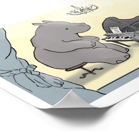 'Onvolmaakt' afdrukken Poster (Hoek)