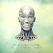 Onvolmaakt antwoord transparant raamsticker (Vel 3)