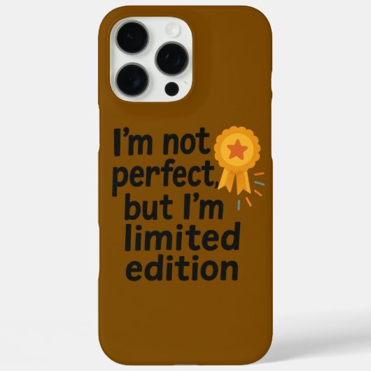 Onvolmaakt zeldzaam: Limited Edition vertrouwen Case-Mate iPhone Case (Achterkant)