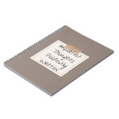 Onvolmaakte gedachten, perfect geschreven notitieboek (Linkerzijde)