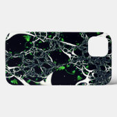 Onvolmaakte witte fractal op zwarte plek, brei Case-Mate iPhone case (Achterkant (horizontaal))