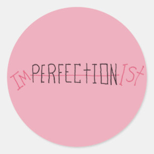 Onvolmaaktheid Ronde Sticker