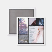 Onvoltooid manuscript Gedicht Edit 2 Magneet (Voorkant / Achterkant)