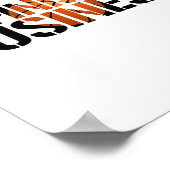 Onvoltooide Business Sketel Team Speler Warmups Poster (Hoek)