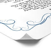 Onvoltooide Kus Gedicht Poster (Hoek)