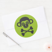 Onvoltooide Monkeys logo sticker (Envelop)