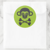 Onvoltooide Monkeys logo sticker (Tas)