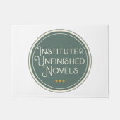 onvoltooide roman | Book Lover Gift | schrijfster Deurmat (Voorkant)