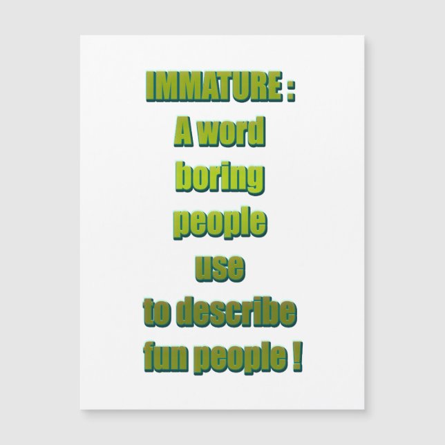 Onvolwassen grappige tekst (Voorkant)