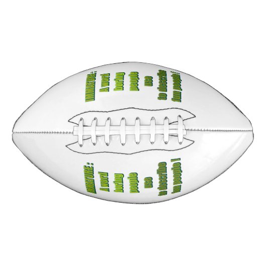 Onvolwassen grappige tekst american football (Voorkant)