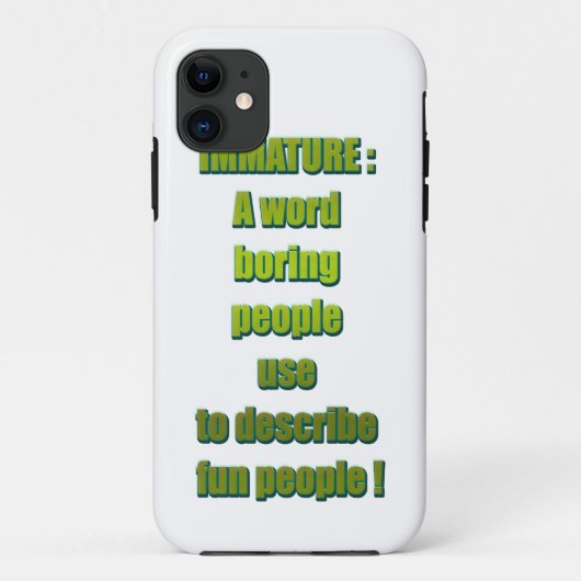Onvolwassen grappige tekst Case-Mate iPhone case (Achterkant)