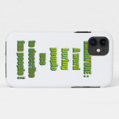 Onvolwassen grappige tekst Case-Mate iPhone case (Achterkant (horizontaal))