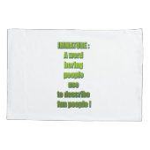 Onvolwassen grappige tekst kussensloop (Achterkant)