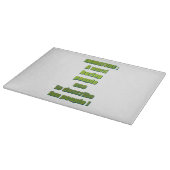 Onvolwassen grappige tekst snijplank (Hoek)