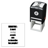Onvolwassen grappige tekst zelfinktende stempel (In situ)