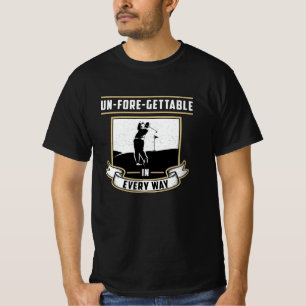 Onvoorbakbaar elke mei golf golfer grappig geschen t-shirt