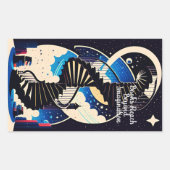 onvoorstelbaar rechthoekige sticker (Voorkant)