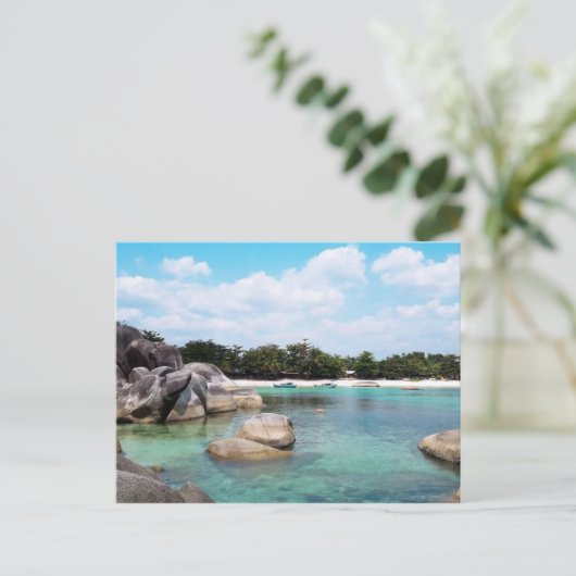 Onvoorstelbaar strand briefkaart (Staand voorkant)