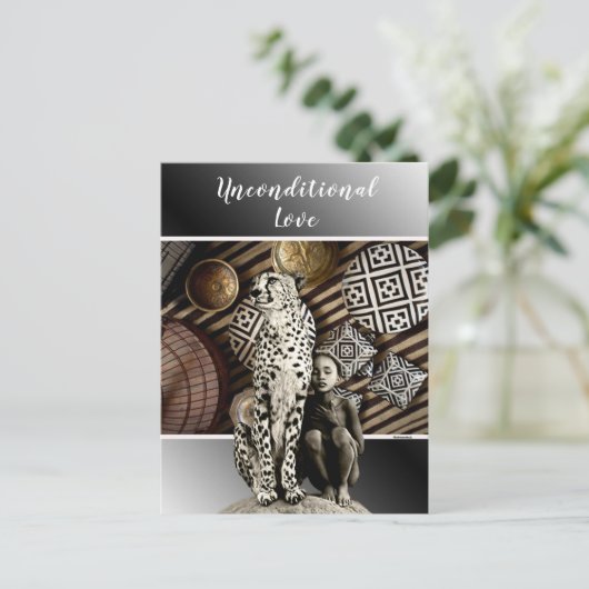 Onvoorwaardelijk  briefkaart (Staand voorkant)