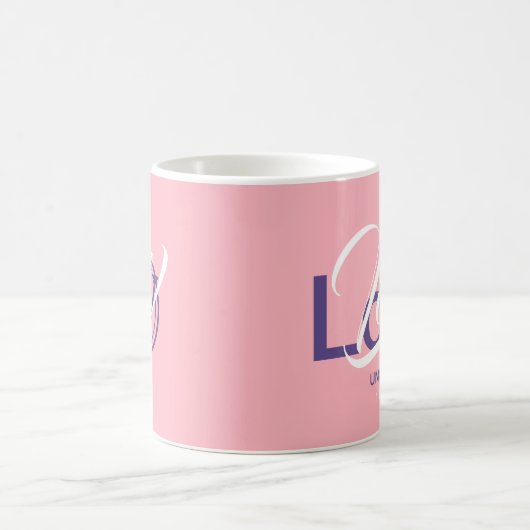 ONVOORWAARDELIJK Christelijke scripts van Monogram Koffiemok (Center)