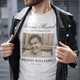 Onvoorwaardelijk gemiste herdenkingsfoto T-shirt