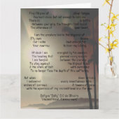 Onvoorwaardelijk voor altijd kaart (Gele Bloem)