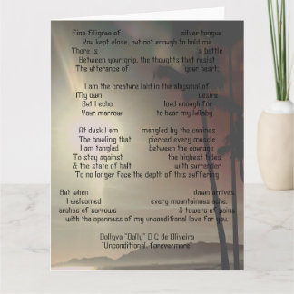 Onvoorwaardelijk voor altijd kaart