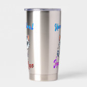 Onvoorwaardelijke en vreugdevolle liefde geïsoleerde drinkbeker (Rechts)